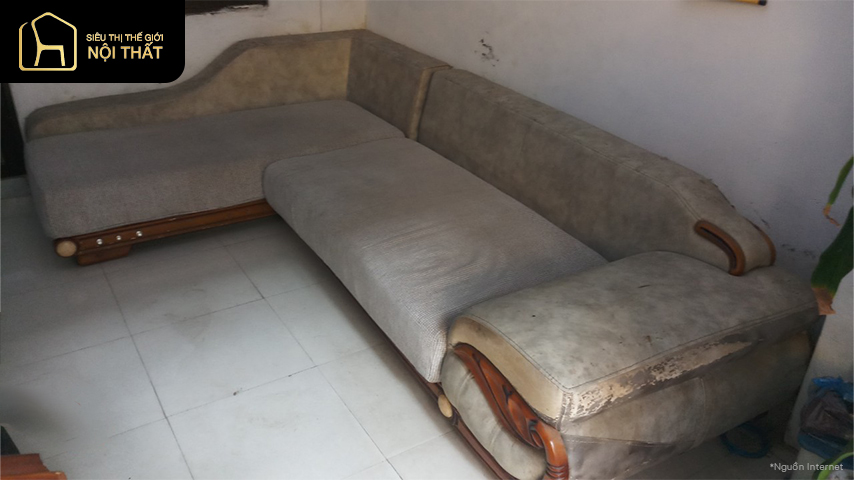 ghế sofa bị mốc
