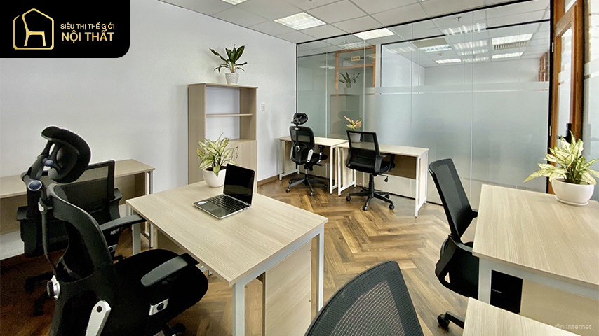 thiết kế phòng làm việc 15m2