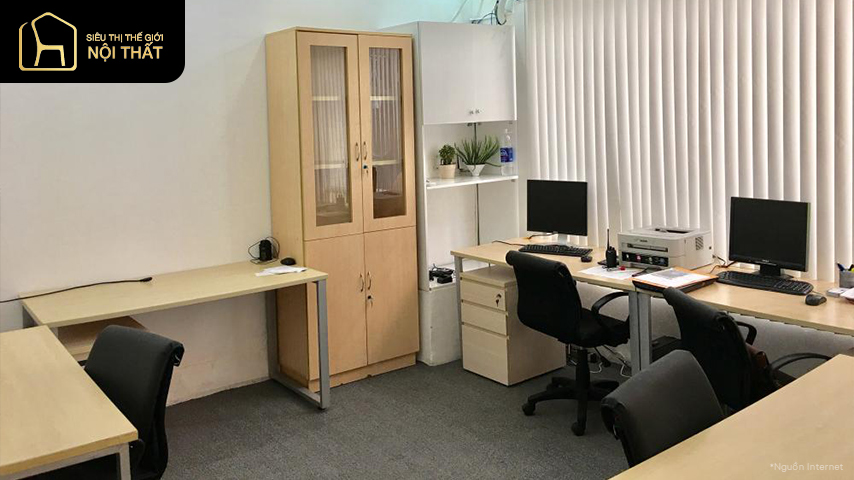 thiết kế phòng làm việc 15m2