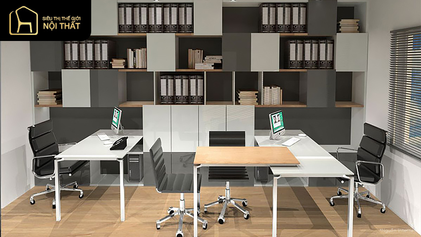thiết kế phòng làm việc 15m2