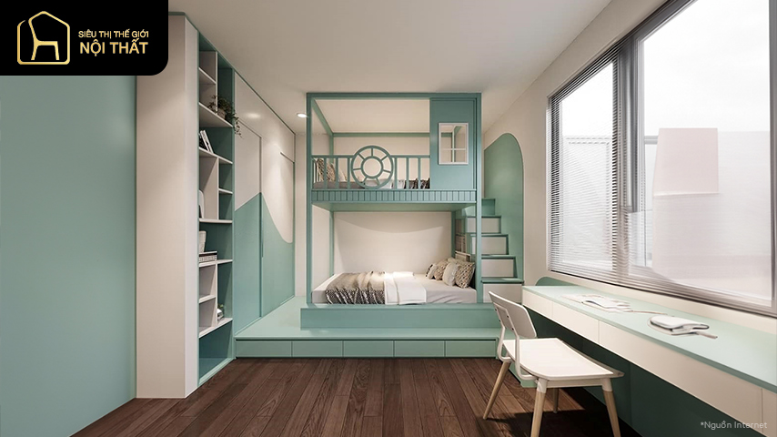 thiết kế phòng ngủ 15m2