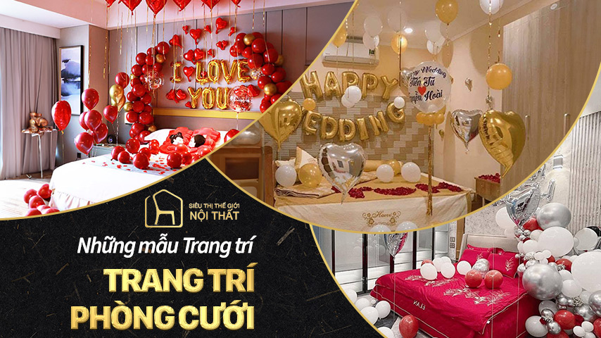 trang trí phòng cưới