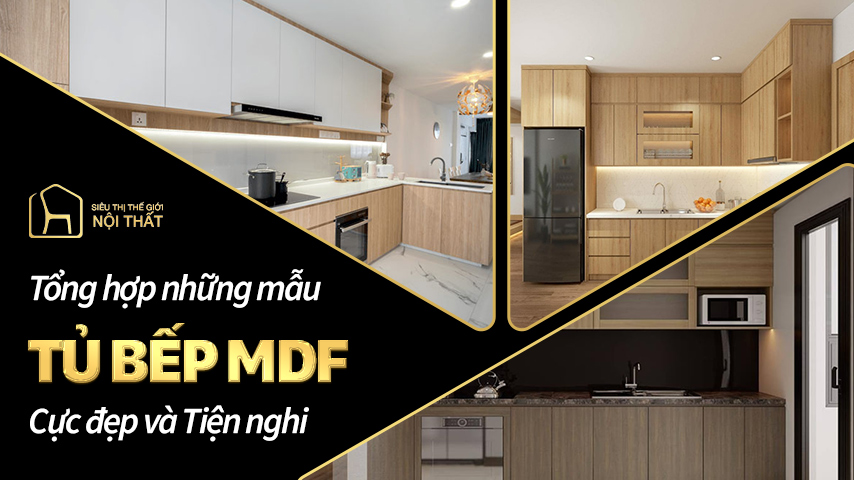 tủ bếp MDF