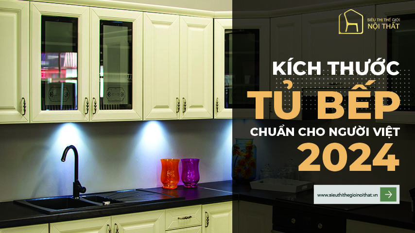 kích thước tủ bếp