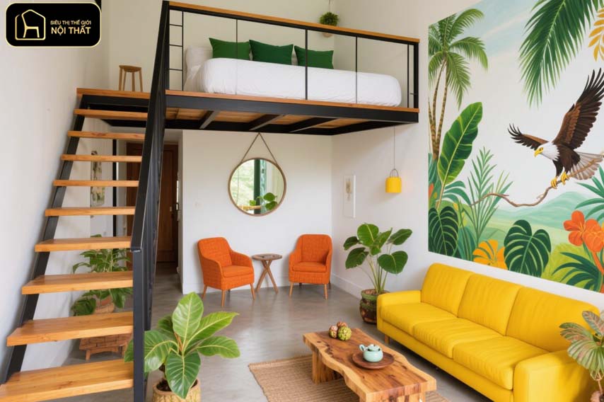 nhà cấp 4 gác lửng 200 triệu