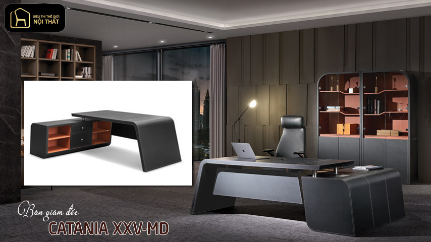 bàn làm việc dành cho cấp lãnh đạo CATANIA XXV-MD
