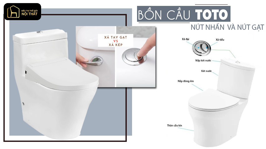bồn cầu xả nước mạnh