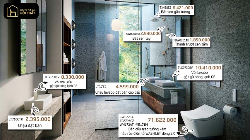 thiết bị vệ sinh Toto