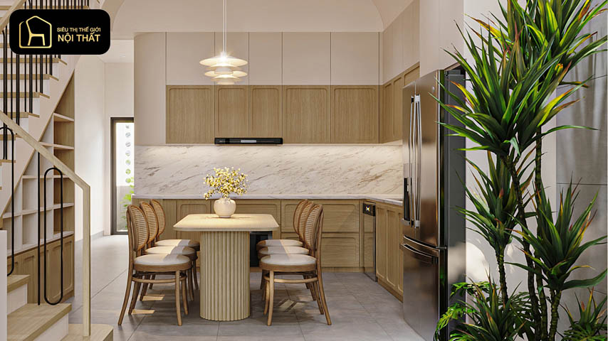 thiết kế nội thất phòng bếp siêu nhỏ