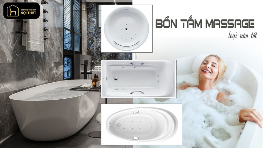 Bồn tắm massage loại nào tốt