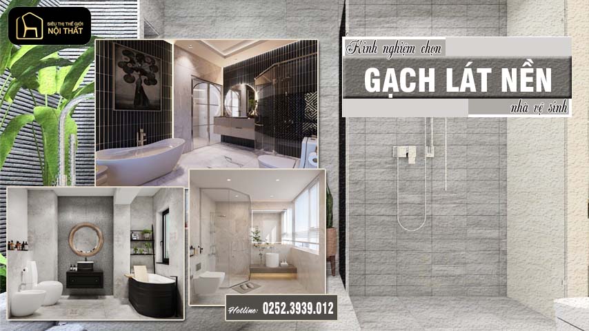 Kinh nghiệm chọn gạch nhà vệ sinh