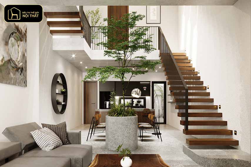 thiết kế nhà có giếng trời
