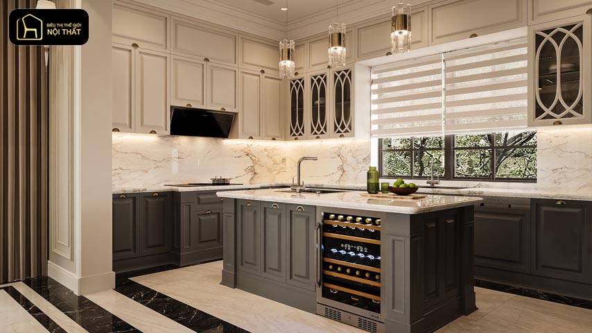 thiết kế nội thất phòng bếp