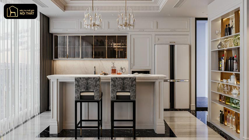 thiết kế nội thất phòng bếp