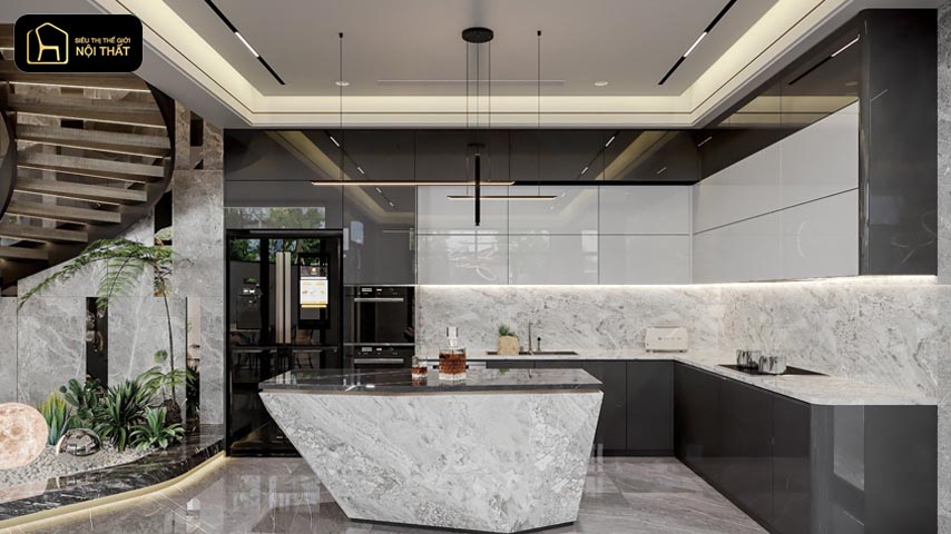 thiết kế nội thất phòng bếp