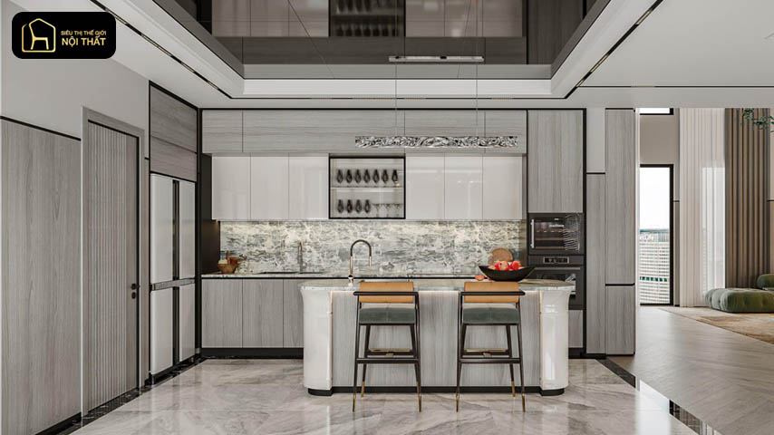 thiết kế nội thất phòng bếp