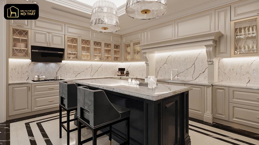 thiết kế nội thất phòng bếp