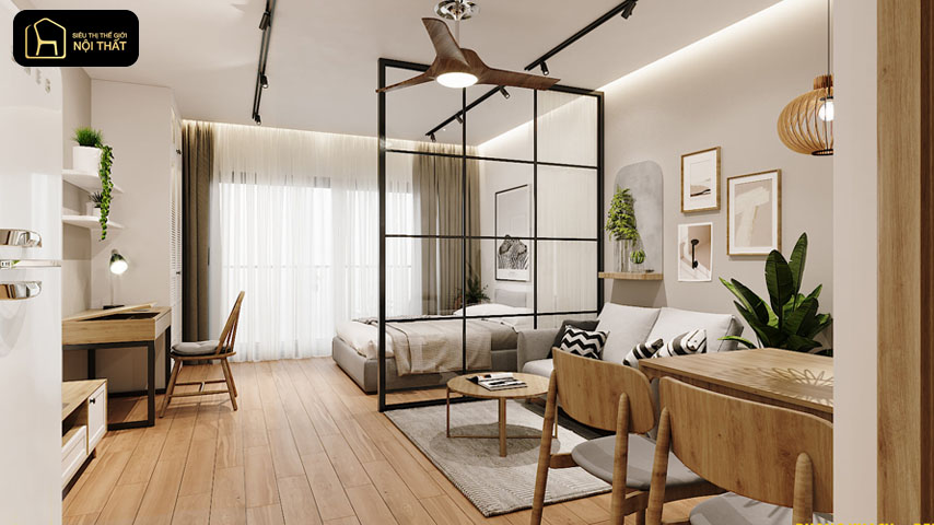 Thiết kế nội thất không gian mở