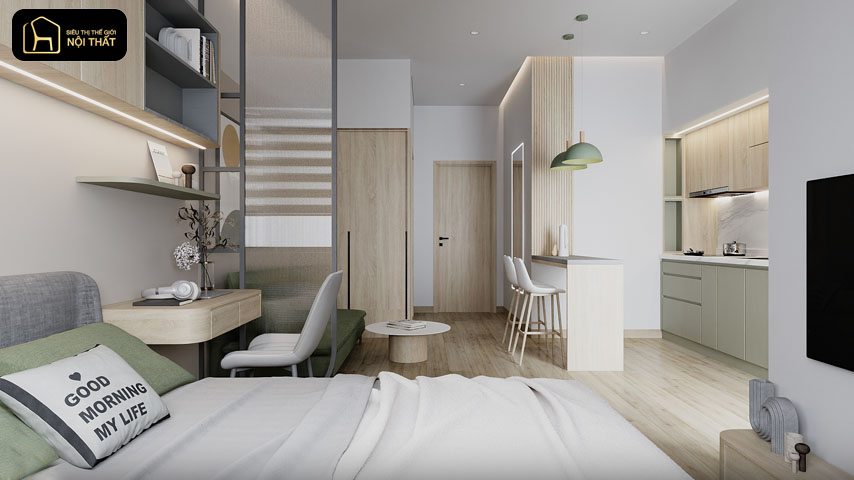 Thiết kế nội thất không gian mở