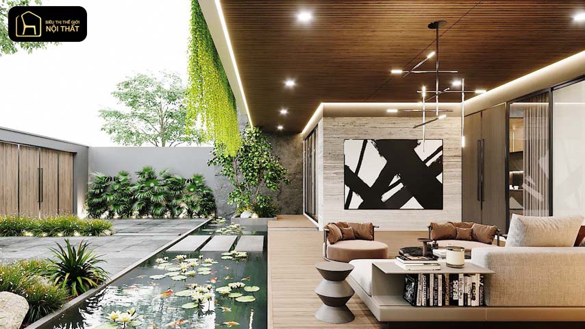 Thiết kế nội thất không gian mở
