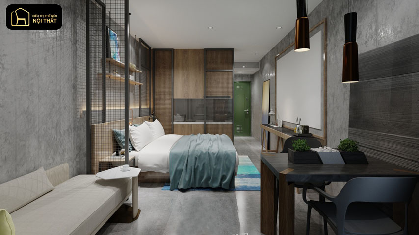 thiết kế nội thất không gian mở