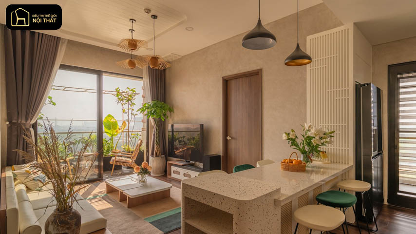 Thiết kế nội thất không gian mở