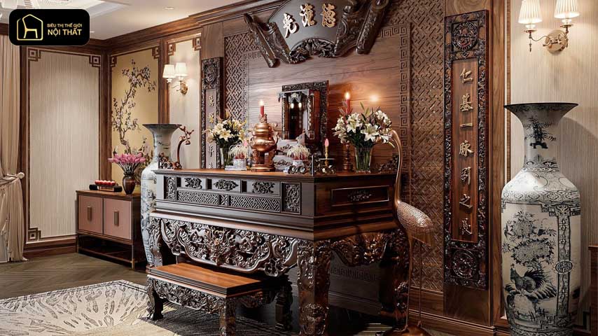 Thiết kế phòng thờ