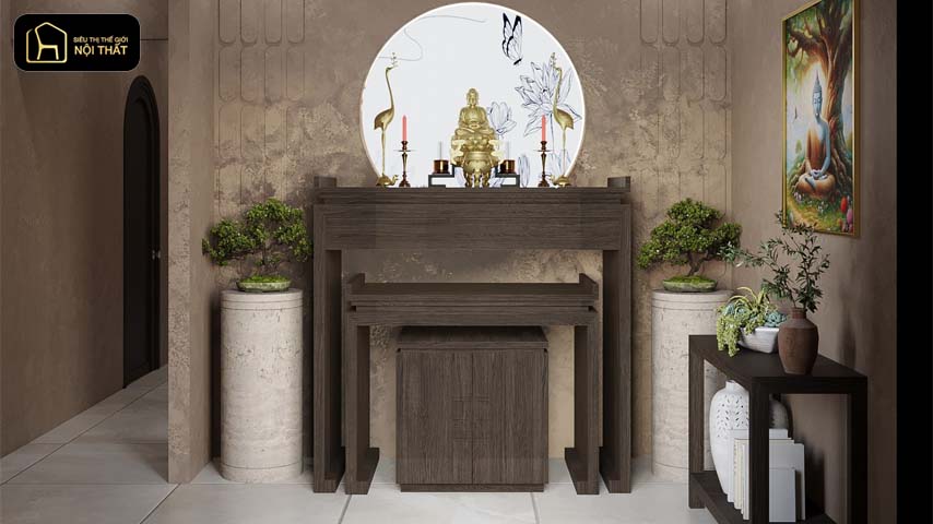 Thiết kế phòng thờ