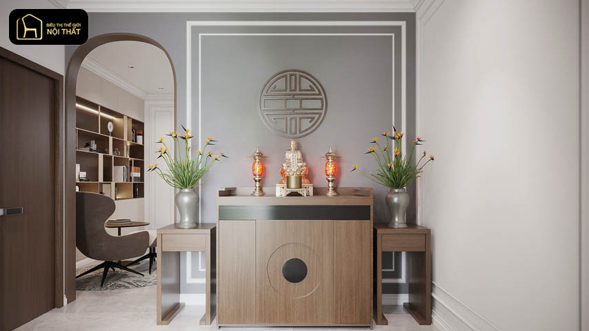 Thiết kế phòng thờ