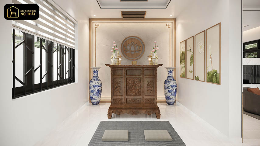 Thiết kế phòng thờ