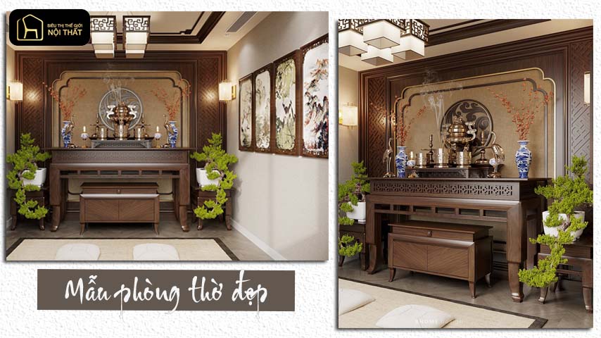 Thiết kế phòng thờ