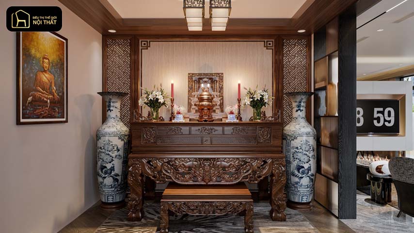 Thiết kế phòng thờ