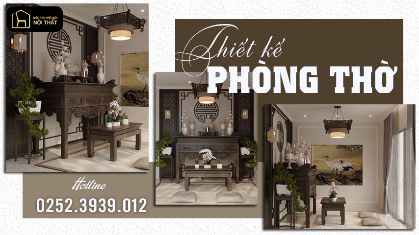 Thiết kế phòng thờ