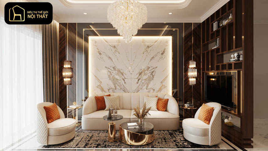 thiết kế nội thất tân cổ điển
