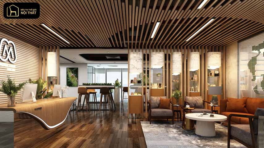 thiết kế nội thất văn phòng mở