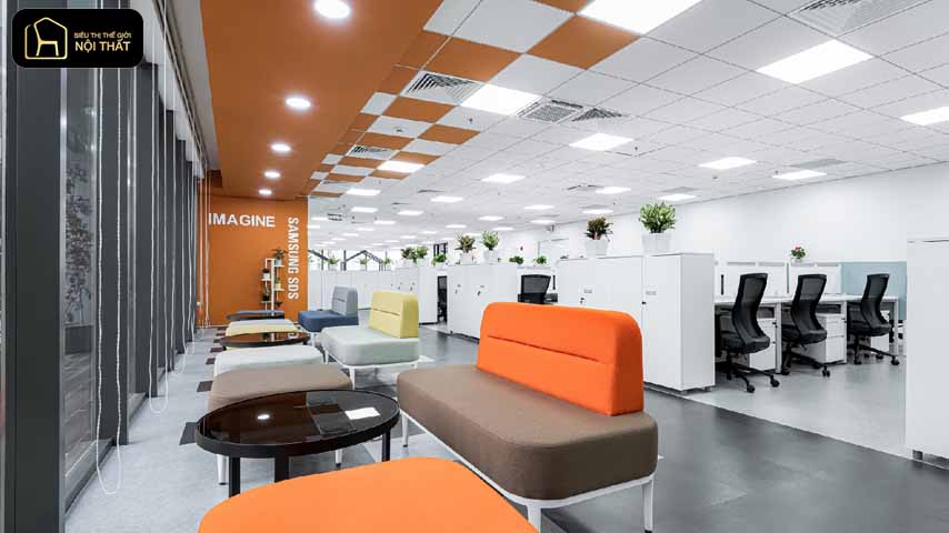 thiết kế nội thất văn phòng mở