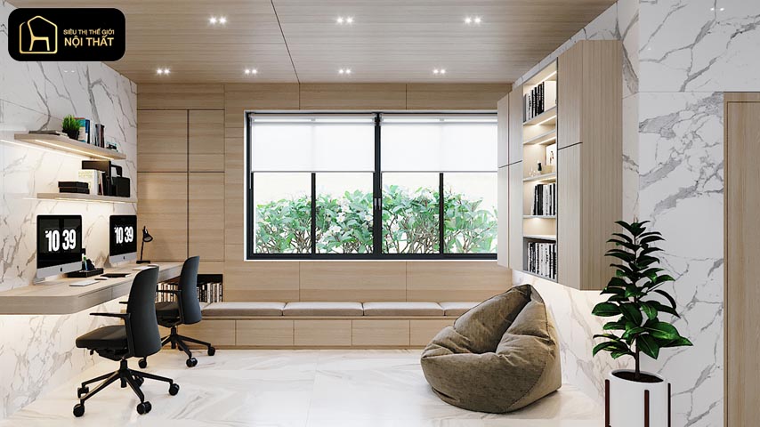 thiết kế phòng làm việc tại nhà