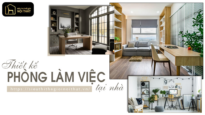 thiết kế phòng làm việc tại nhà