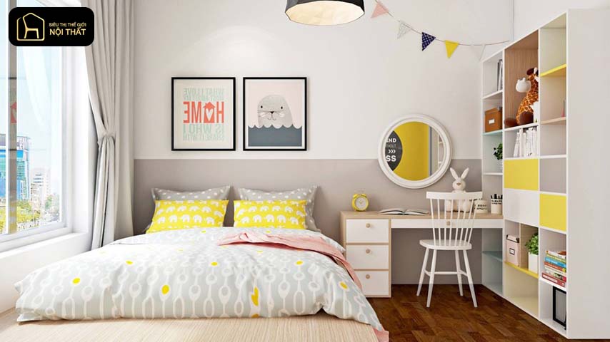 thiết kế phòng ngủ cho bé