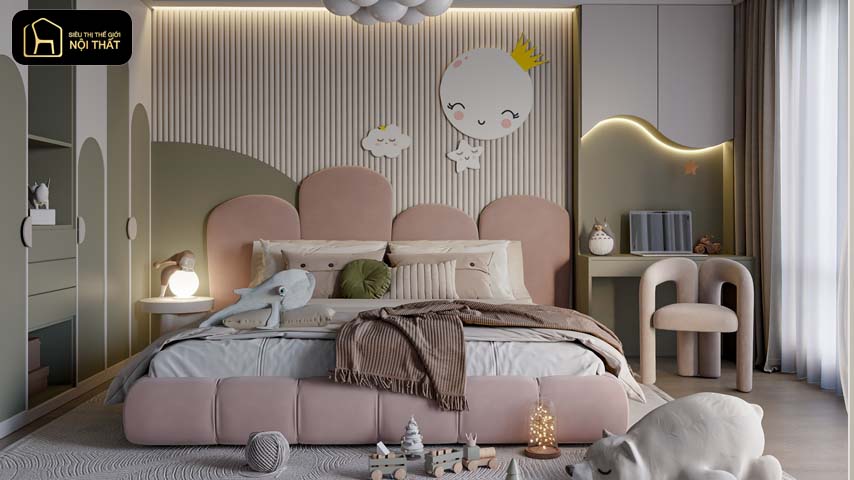 thiết kế phòng ngủ cho bé
