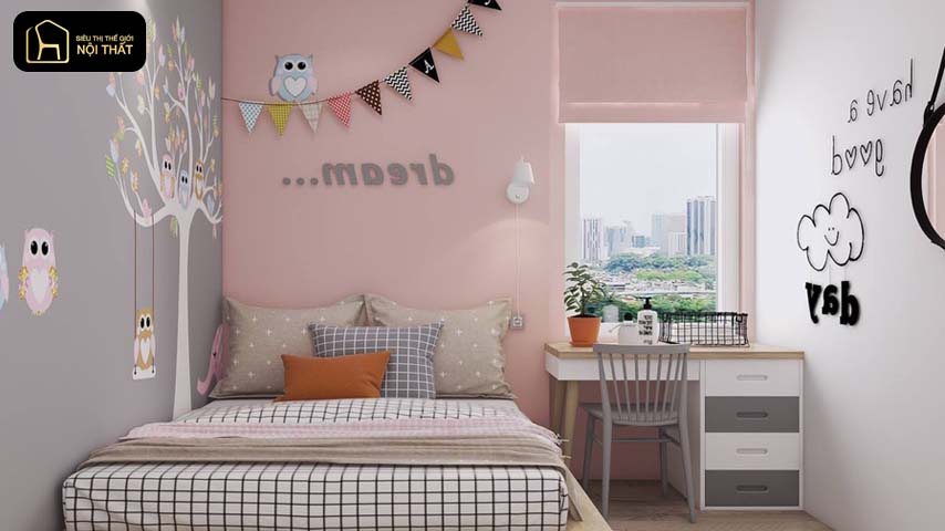 thiết kế phòng ngủ cho bé