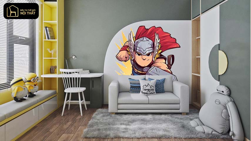 thiết kế phòng ngủ cho bé