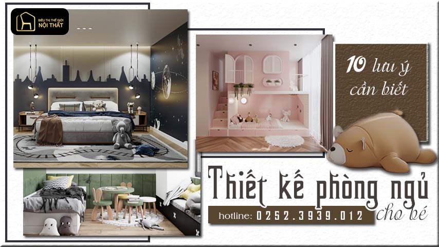 Thiết kế phòng ngủ cho bé