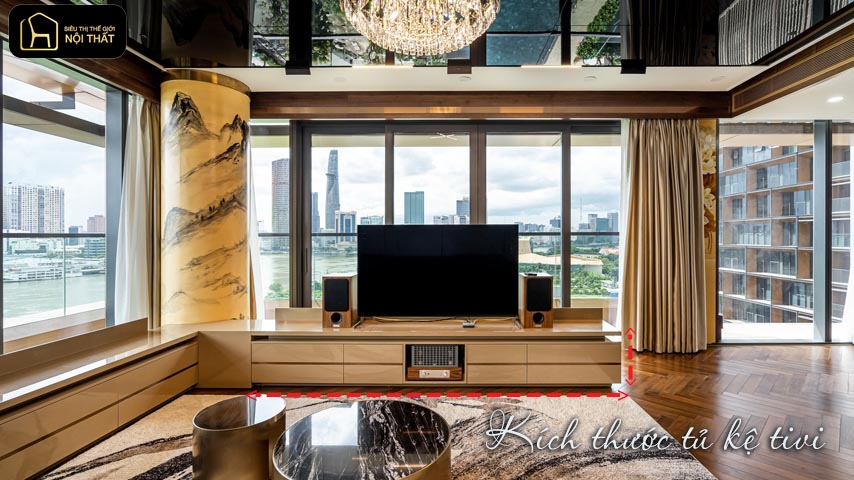 kích thước trong thiết kế nội thất