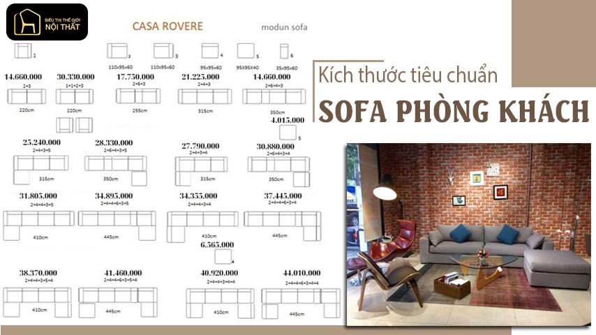 kích thước trong thiết kế nội thất