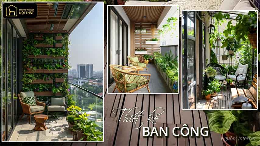 thiết kế ban công
