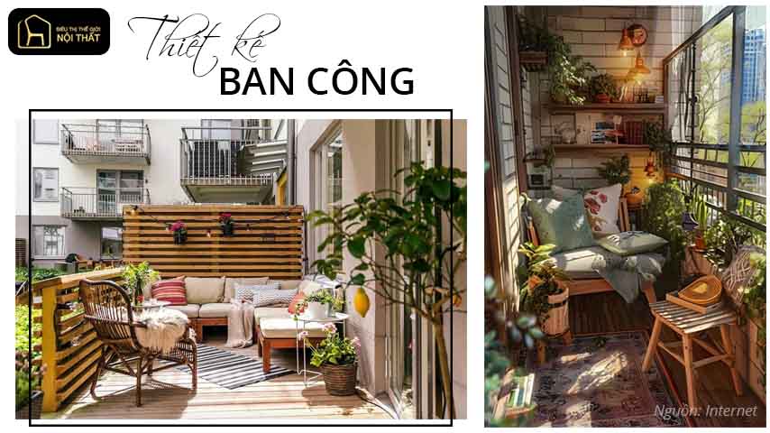 thiết kế ban công