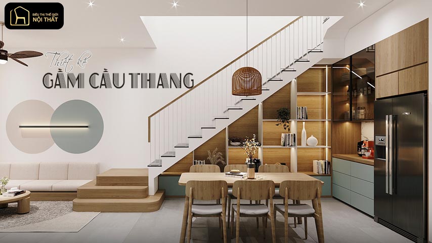 thiết kế gầm cầu thang