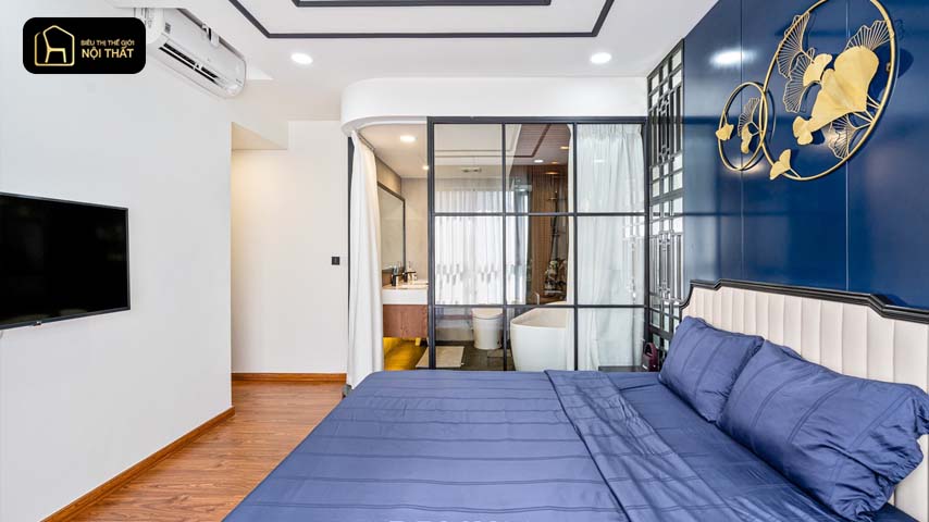 Thiết kế phòng ngủ có nhà vệ sinh