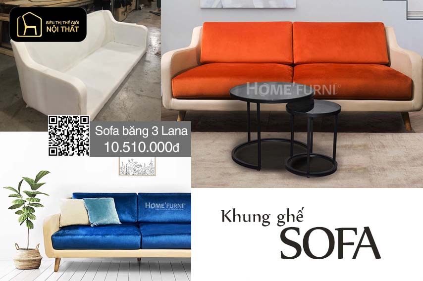 Cấu tạo của ghế sofa